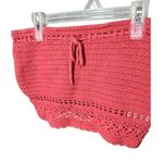 American Eagle  AEO Pink Crochet Lace Cropped Tube Tank Top S Photo 2
