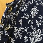 Michael Kors  Dressy,, Lightweight Sleeveless Crop, Navy, White, Large Petite Photo 5