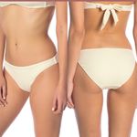 Robin Piccone  Perla Bikini Swim Bottoms Eggshell S Photo 2