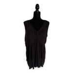 Lane Bryant Womens Tank Top Size 14 16 Illusion Collection Black Twist Front NEW Photo 2