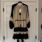Ulla Johnson Loreli Dress Moonflower Size 14 NEW Boho Bohemian Flowy Tassel Tier Photo 8