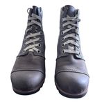 Sorel PDX Wedge Ankle Boots Canvas Lea Lace Up Size 9 Photo 3
