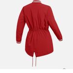 Nike NWT  Women's Jacket M Long Dugout Bench Red Zip DC9103-657 Softball Jacket Photo 5