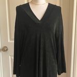 Vintage Longhorn by Niver Western Wear Black Velvet Burn Out Top Size L Photo 7
