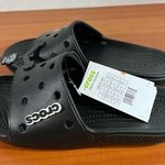 Crocs  Classic Unisex Iconic Comfort Black Slide Sandals NWT Size 9 or 7 #B1859 Photo 0