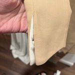 Korean Women’s Tailored Time Post Modern Blazer Tan Size 4 Photo 4