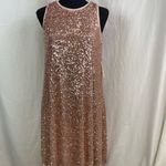 GB #700  GIANNI BINI Sequined Rose Gold Cocktail Dress NWT Photo 6