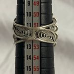 Vintage Boho Filigree Statement Ring Portugal 925 Sterling Silver Size 6 Photo 7