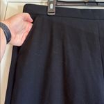 Dana Buchman Dana Buchanan | Black Pleated Dress Pants Front Pockets Elastic Waist Size 16 Photo 2