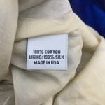 Lauren Pierce Atelier One Shoulder Mini Dress S Blue Tie Dye Silk Lined USA Photo 12