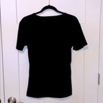 Zipped Lips Vinyl Short Sleeve Tee Black Size M Photo 3