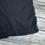 SO  Women's Black Casual Lightweight Shorts Tie Waist S SM Small Elastic Pull On Photo 4