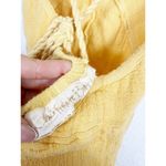 Jen's Pirate Booty Jen’s Pirate Booty Gozzo Yellow Jumpsuit XS Halter Crop Wide Leg Terry Cloth Photo 4