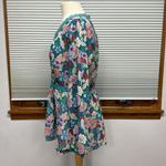 Matilda Jane  NWT Teal Kookaburra Boho Floral Lace Peasant Top Photo 6