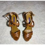 Ralph Lauren LIKE NEW‎  Collection Purple Label Brown Heels Size 8 Photo 2