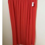 Old Navy Skirt Womans Size XL Chiffon Maxi Lined Flamingo Tulip Coral NEW Photo 0