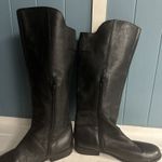 Ciao Bella‎ Black Pebbled Leather Tall Knee Photo 3