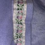 Vintage carriage court embroidered full zip lounge gown Purple Photo 1