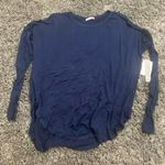 Sweet Romeo  Casua Crew Neck T-shirt Navy, Size XS​​​​​​​​​​ Photo 1