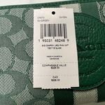 Dempsey Large Phone Wallet In Signature Jacquard With Stripe And Coach Pat Photo 4