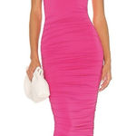 superdown  Mallory High Neck Dress Hot Pink Size XXS Bodycon Sexy Revolve Event Photo 0