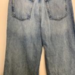 Favorite Daughter jeans: The Masha Super High Rise Wide Leg Crop in Dublin 27 Blue Photo 4