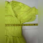 A New Day  Lime Green Summer Mini Dress size L Photo 5