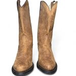 Durango  Women’s Western Boots Tan Leather Cowboy Boots Size 9W Wide Photo 6