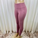 Zenana New Women's Wide Waistband Full Length Leggings Dusty Pink Small Photo 2