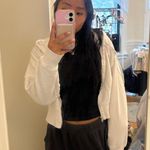 Gilly Hicks  Off-White Zip-Up Jacket Photo 0