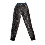 Always Women’s Trendy Cheetah Print Brown Black Cozy Jogger Pants SZ S # 1048 Photo 4