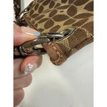 Fossil  Signature Marlow Crossbody Bag Brown Floral Leather Trim Fabric 8.5"x9" Photo 10