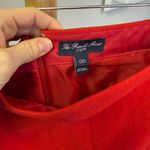 J.Crew The Pencil Skirt Red Wool Blend Women's Skirt Sz 00 Photo 3