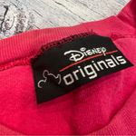 Disney Vintage  Pink Embroidered Mickey Mouse Oversized Women’s Sweater Photo 4