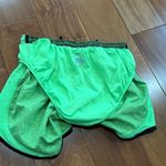 Nike  Dri Fit Running athletic Shorts Neon Green & Black lined Drawstring size XS Photo 4