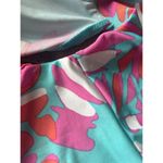 Escapada Blue, Orange and Pink Off the Shoulder Dress Photo 5