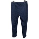 Marc Anthony Anthony Marc Navy Faux Suede Pull On Pants Size Large Office Stretch Casual Photo 2