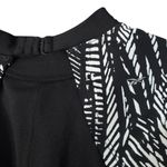 Reebok Small Swimsuit One-Piece Long Sleeves Padded High-Neck Lined Black New Photo 3