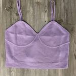 The Drop NWT Catalina Bralette Dusty Lavender Crop Top Purple Photo 6