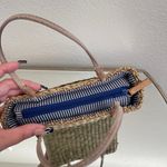 Vintage Y2K Beach Surf Volkswagen Bug Corn Husk Wicker Small Handbag Purse Multiple Photo 8