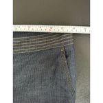 Brooks Brothers Womens Linen Blend Wide Leg Crop Pants Size 6 Denim Striped Photo 7