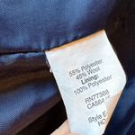 J. Crew Blue & White Tweed City Coat | Size 4 Photo 10