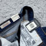 Levi's  Premium Selvedge 501 High Rise Dark Wash Blue Jeans Women's Size 25 x 30 Photo 7