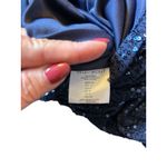 Hello Molly NWT - Navy Blue Sequined Gown - Size M Photo 9