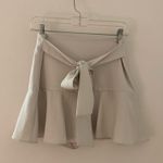ZARA  tan mini skirt with bow size M Photo 0