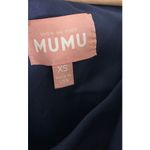 Show Me Your Mumu Jamie Maxi Dress in Midnight Navy Luxe Satin XS Photo 4