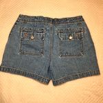 Faded Glory  Blue Jean Shorts with Colorful Accents Photo 2