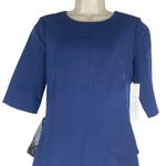 Kay Unger  Davina Stretch Walk Thru Jumpsuit Midnight Blue Size 4 Photo 6