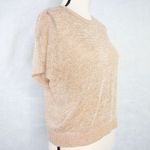 Loft New!  Shimmer Dolman Sweater Tee, color:‎ Rose Gold Photo 2
