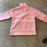 Crown & Ivy Pink and White Striped Pullover NWT Photo 2
